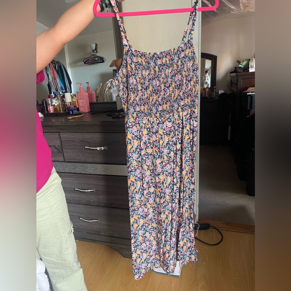 Multi. color sundress with pockets